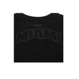 Pro Standard Miami HEAT Boxy Triple Black Women's Crop Tee - 7