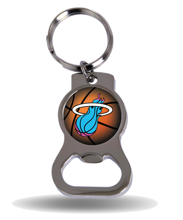 Miami HEAT Original Vice Ball Bottle Opener Keychain Novelties Rico Industries