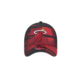 New Era Miami HEAT 2024 Tipoff Youth Trucker Snapback - 1