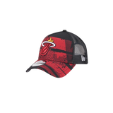 New Era Miami HEAT 2024 Tipoff Youth Trucker Snapback - 3