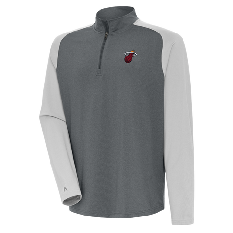 Antigua Miami HEAT Grey Quarter Zip