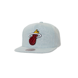 New Era Miami HEAT Denim Stich Snapback - 1