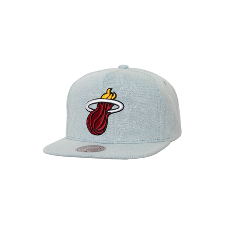 New Era Miami HEAT Denim Stich Snapback