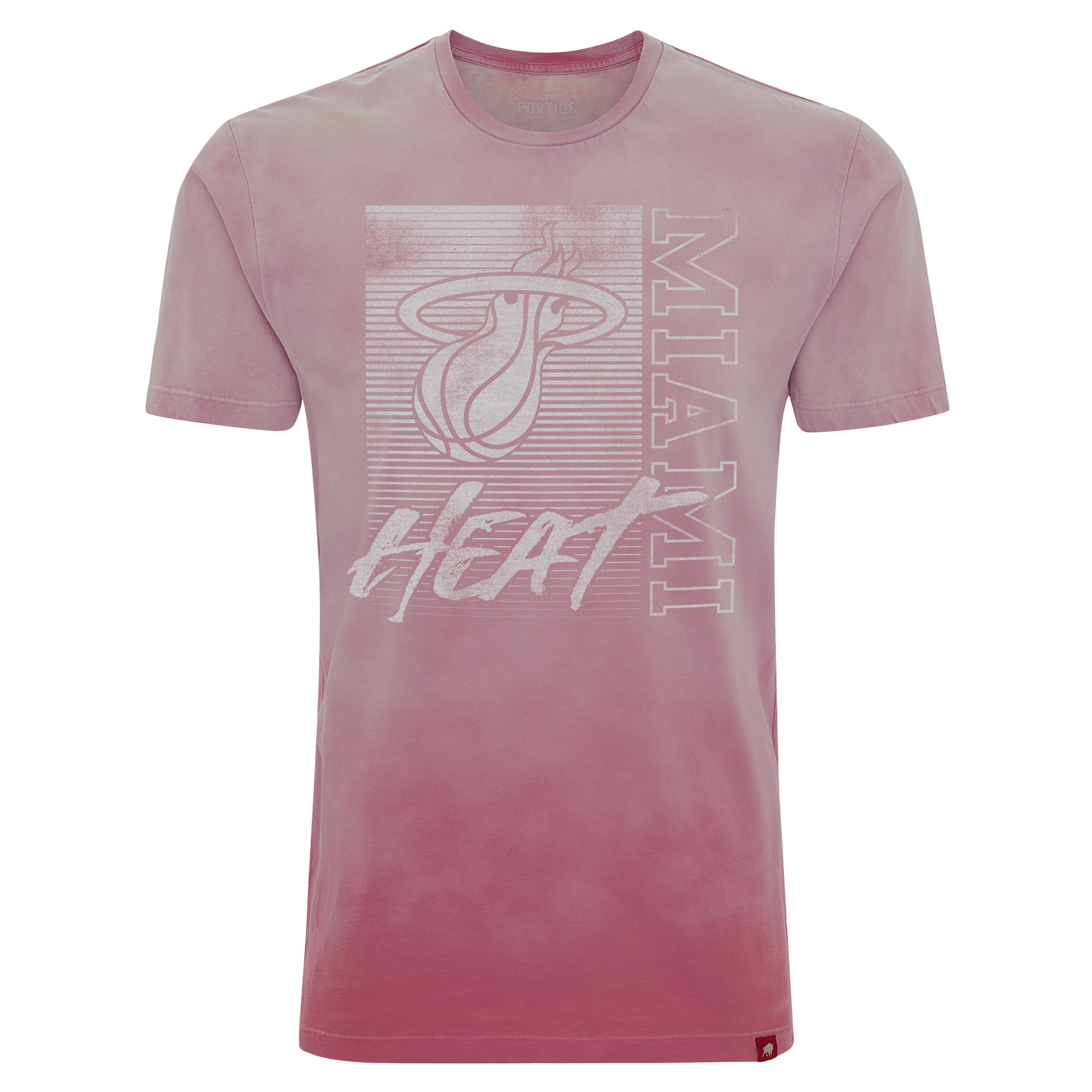 Sportiqe Miami HEAT Sun-Dipped Bingham Tee Men's Tee Sportiqe   