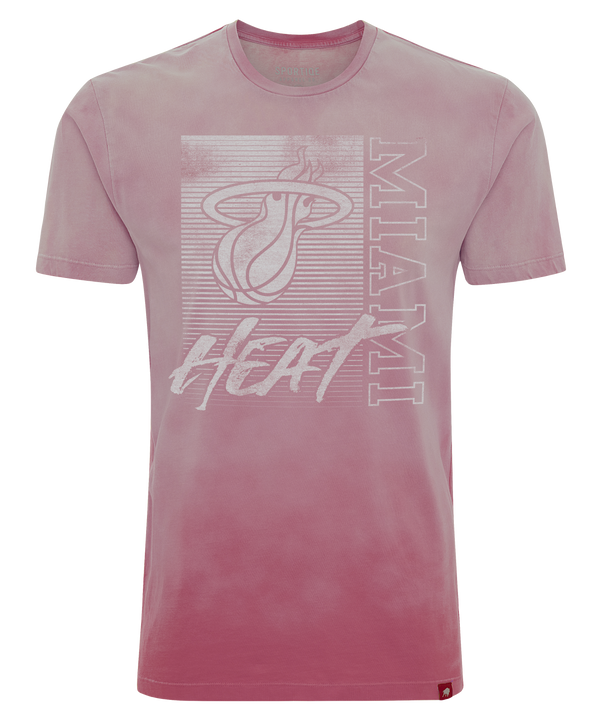 Sportiqe Miami HEAT Sun-Dipped Bingham Tee Men's Tee Sportiqe   