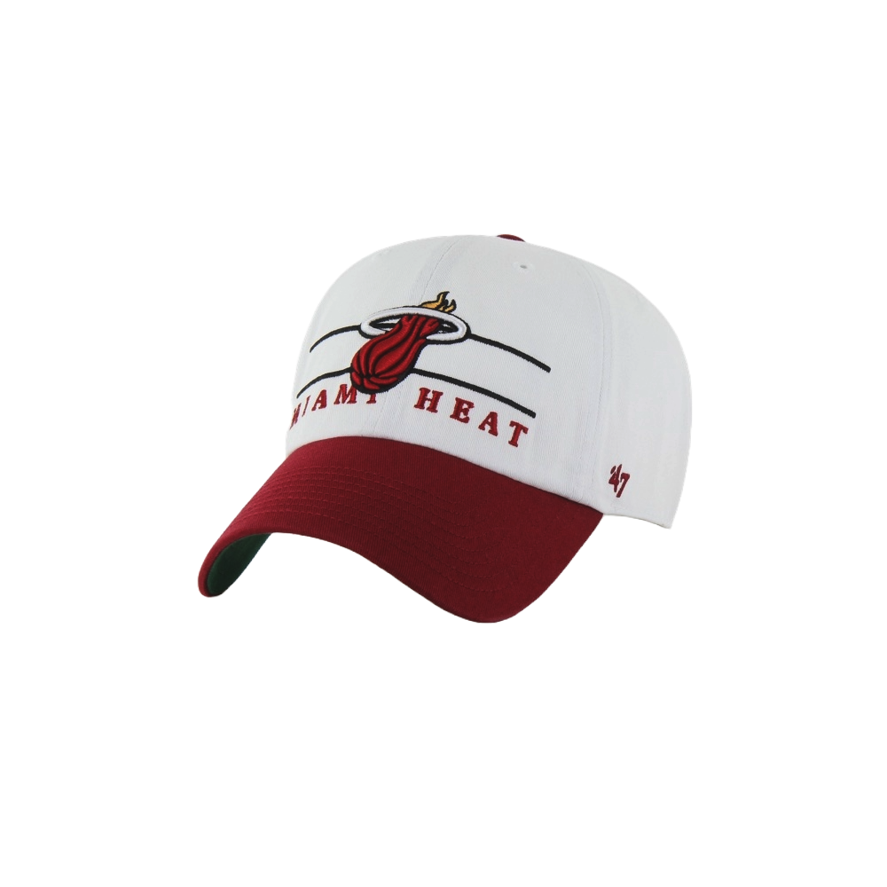 '47 Brand Miami HEAT Double Header Cleanup Dad Hat UNISEXCAPS TWINS   