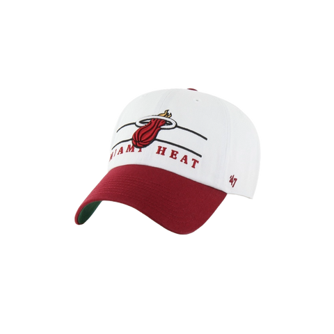 '47 Brand Miami HEAT Double Header Cleanup Dad Hat