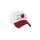 '47 Brand Miami HEAT Double Header Cleanup Dad Hat - 2