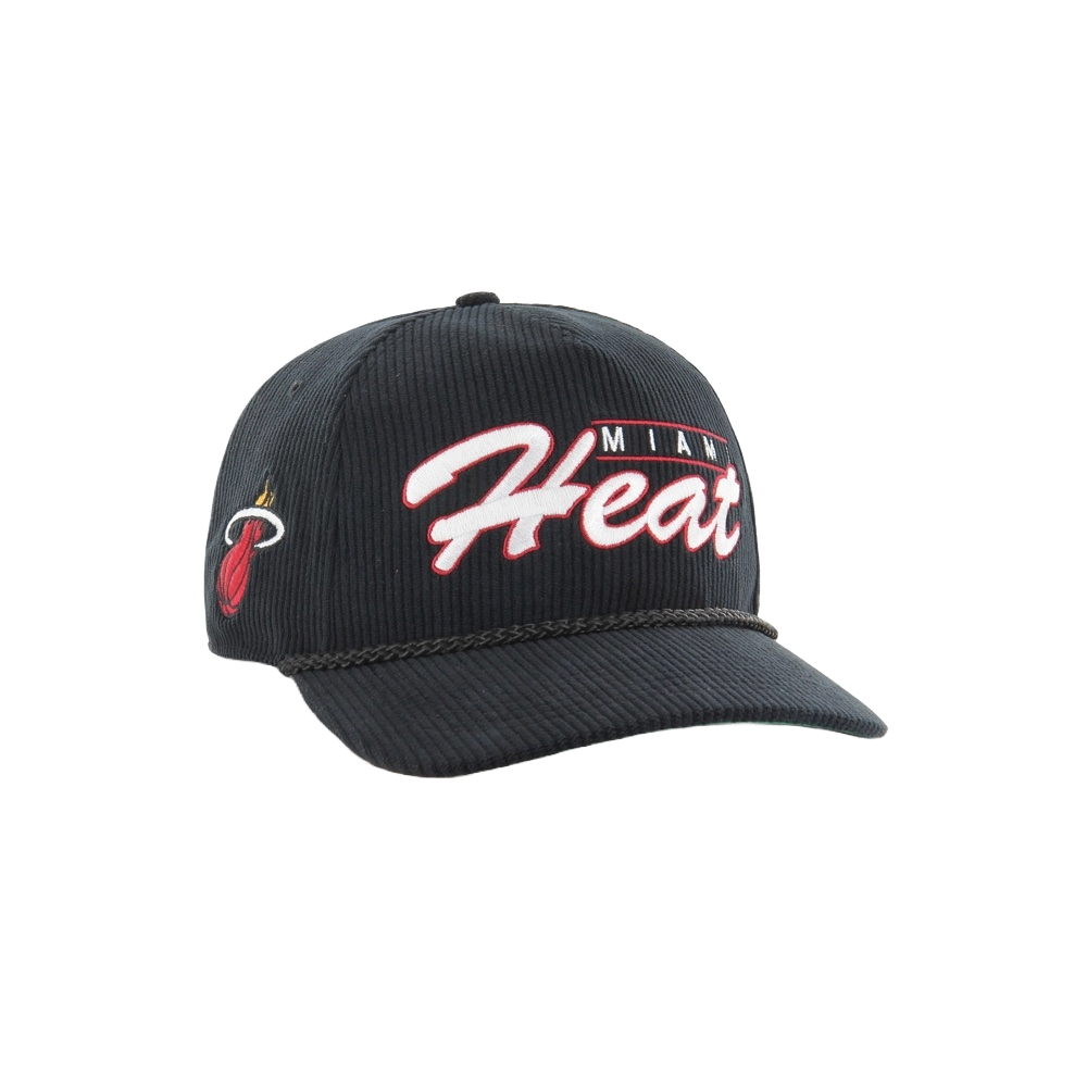 '47 Brand Miami HEAT Doubleheader Hitch Snapback UNISEXCAPS TWINS   