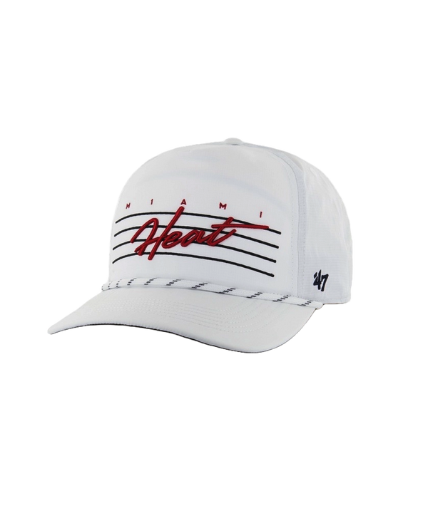 '47 Brand Miami HEAT Downburst Snapback Unisex Caps '47 Brand   