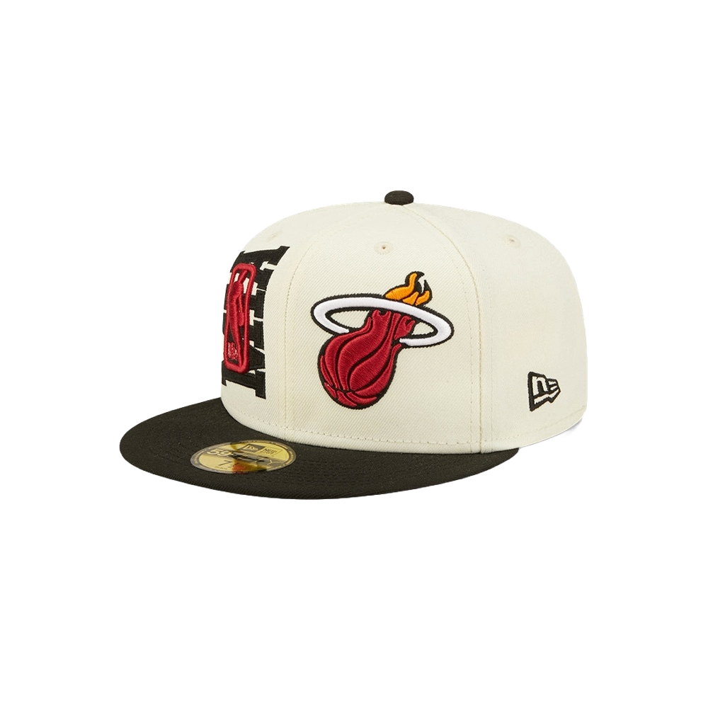 New Era Miami HEAT 2022 Draft Fitted Hat Unisex Caps New Era   