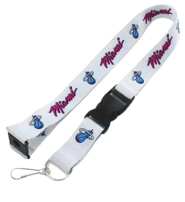 Miami HEAT Original Vice White Lanyard Novelties Aminco