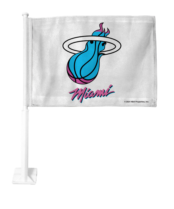 Miami HEAT Original Vice Car Flag Novelties Rico Industries