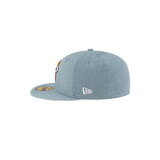 Court Culture Denim Fitted Hat - 4