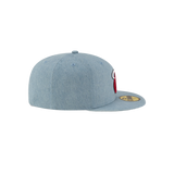 Court Culture Denim Fitted Hat - 6