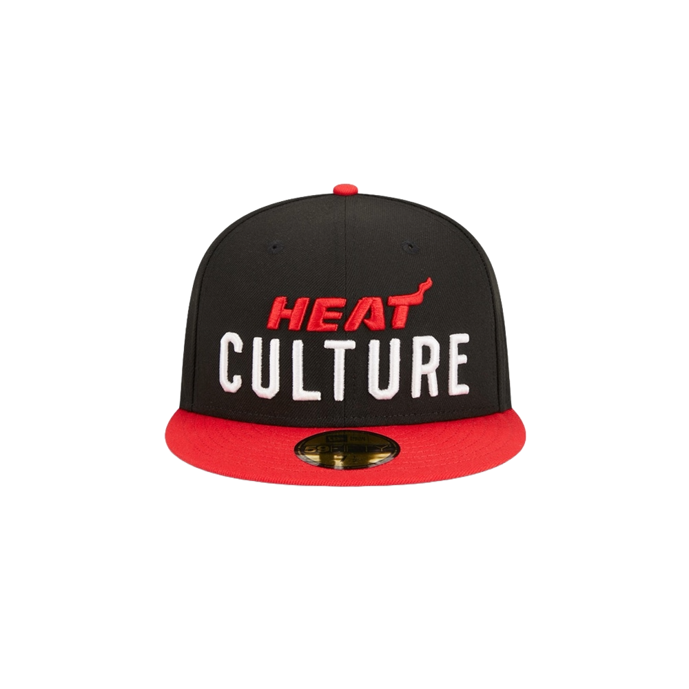 Court Culture HEAT Culture Colorblock Fitted Unisex Caps Court Culture   