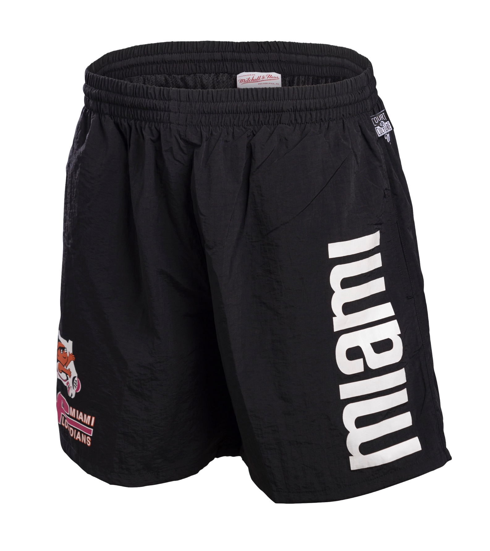 Court Culture X Mitchell and Ness Floridians Black Miami Shorts Men's Shorts Court Culture