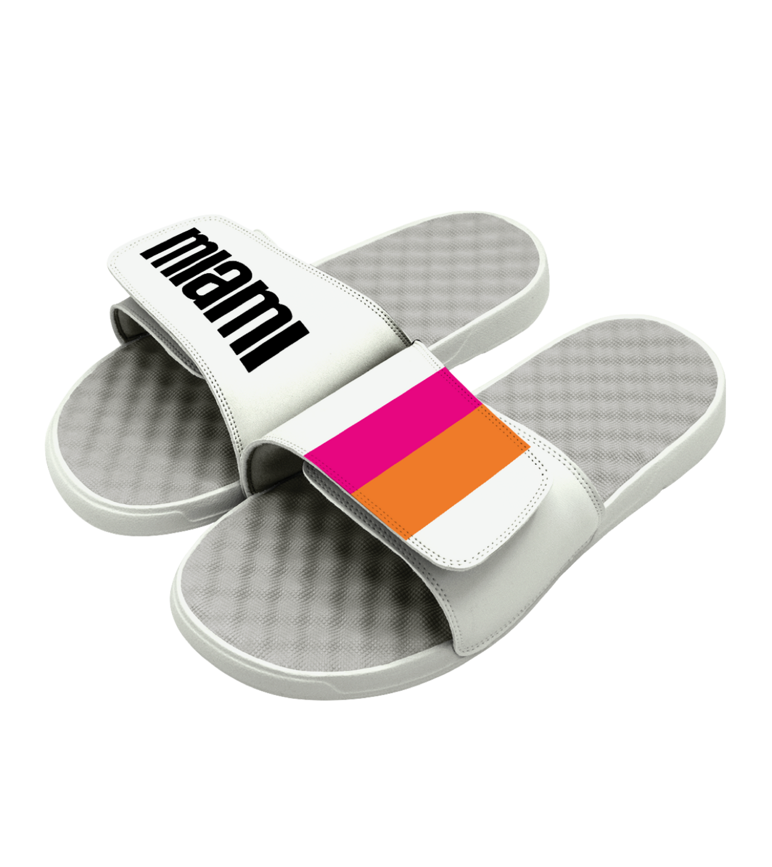 Islide Miami Floridians White Sandals MENSFOOTWEAR ISLIDE   