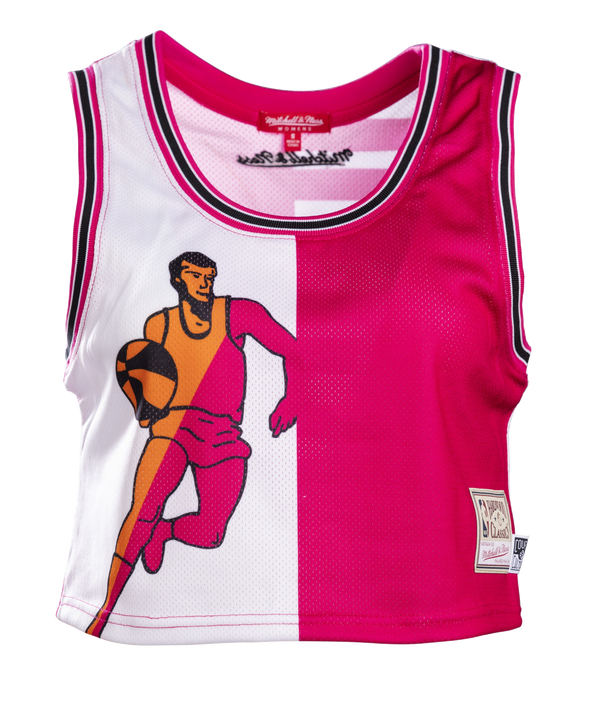 Court Culture X Mitchell and Ness Floridians Mesh Crop Tank Women's Crop Top Court Culture   