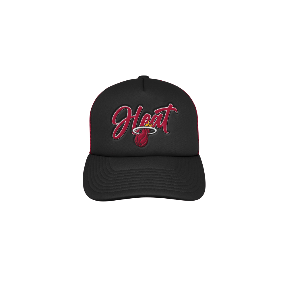 Miami HEAT Foam Front Youth Trucker Snapback Youth Hat Outerstuff   