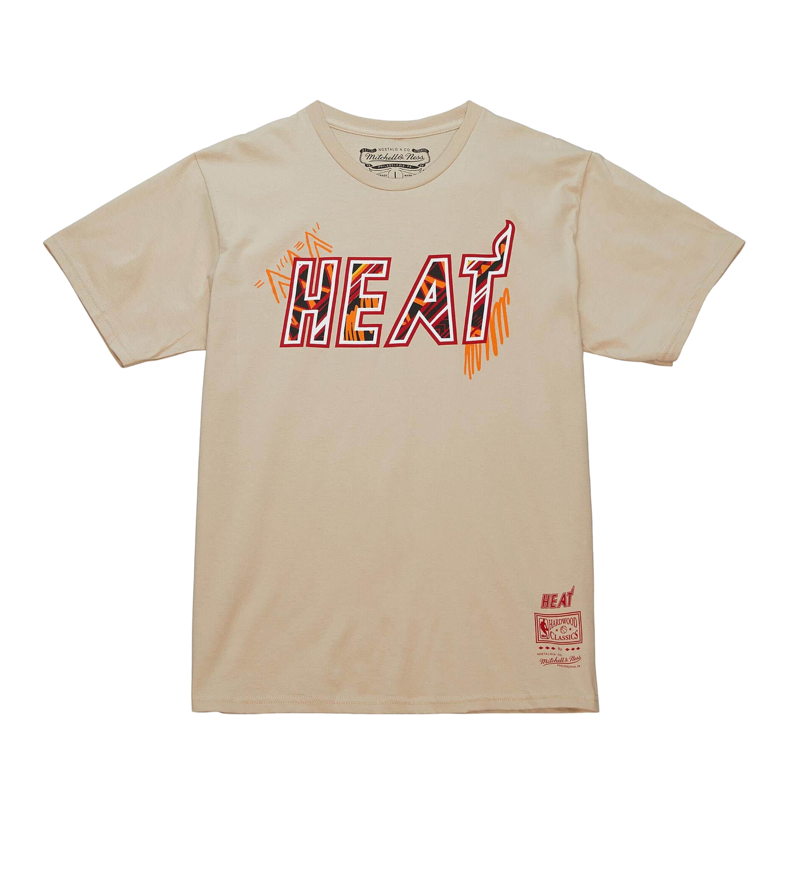 Mitchell & Ness Miami HEAT Game Day Pattern Tee Men's Tee Mitchell & Ness