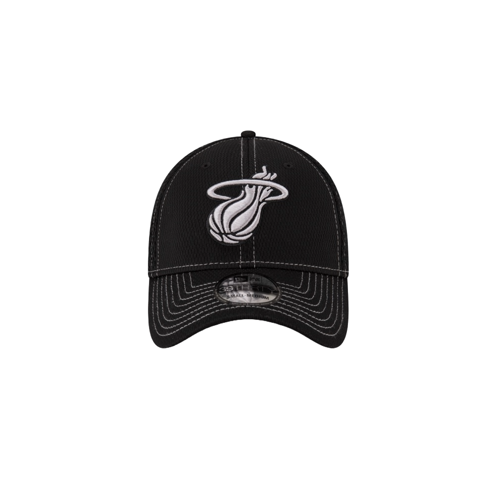 New Era Miami HEAT Game Day Flex Fit Hat Unisex Caps New Era   