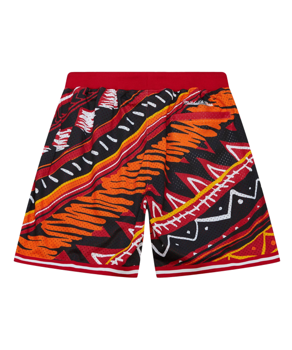 Mitchell & Ness Miami HEAT Game Day Pattern Shorts MENSSHORTS MITCHELL & NESS   