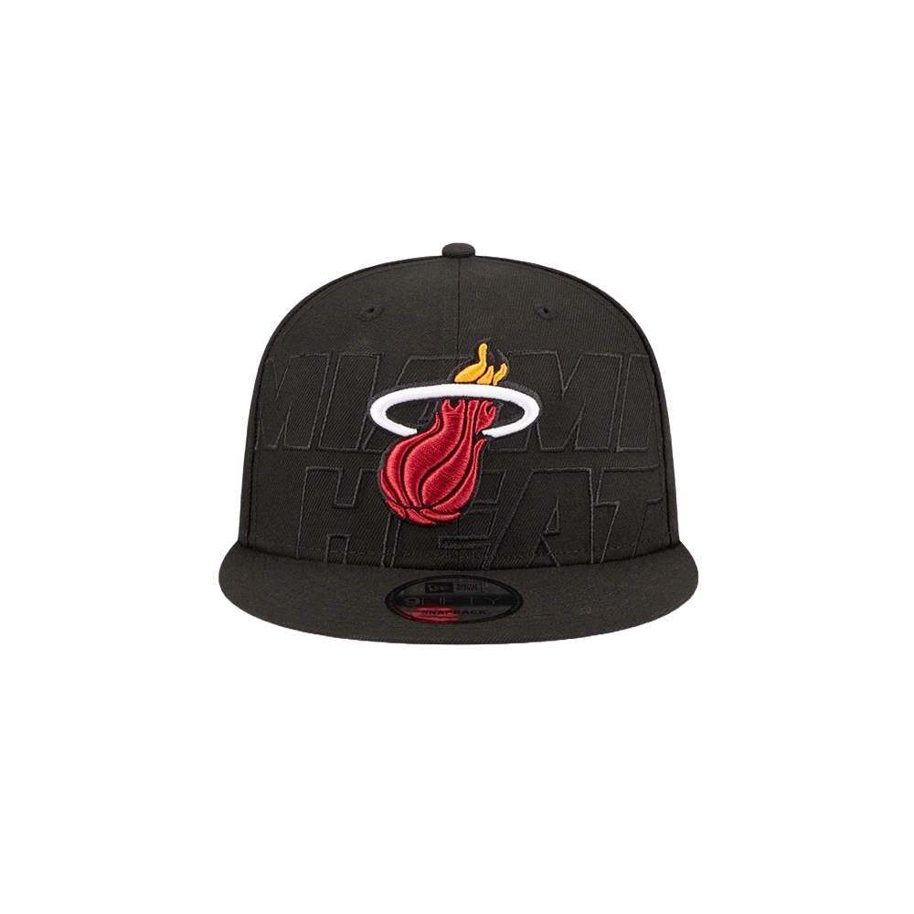 New Era Miami HEAT 2023 Draft Snapback Unisex Caps New Era   