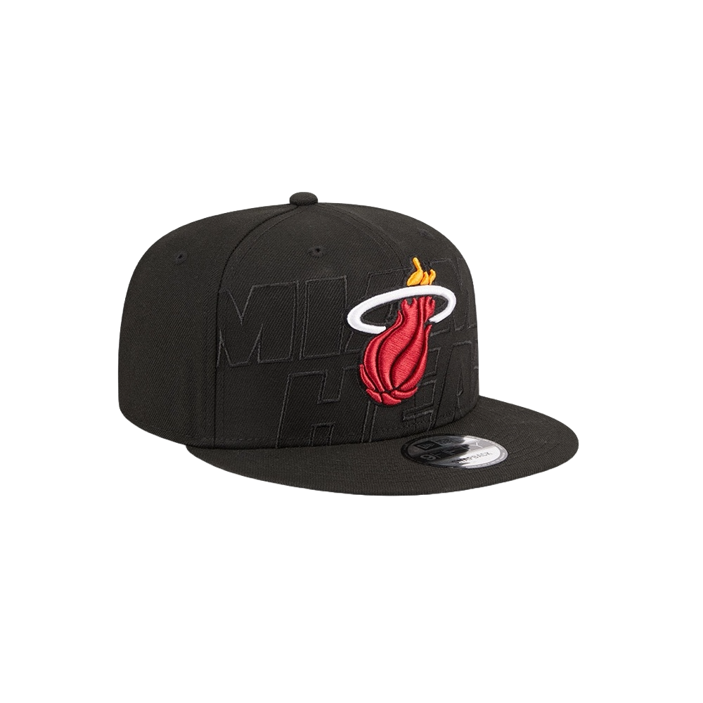 New Era Miami HEAT 2023 Draft Snapback Unisex Caps New Era   