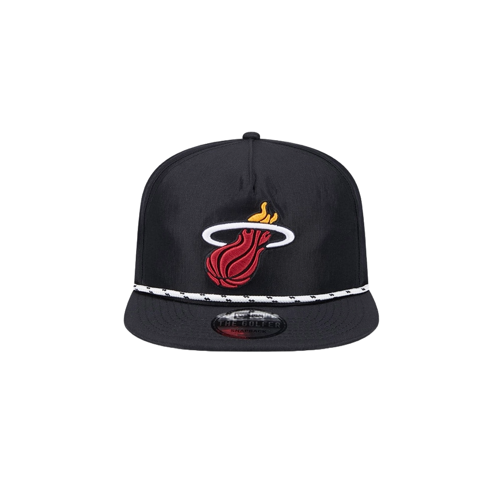 New Era Miami HEAT Rope Golfer Snapback Unisex Caps New Era   