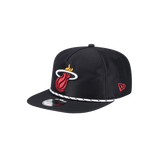 New Era Miami HEAT Rope Golfer Snapback - 3