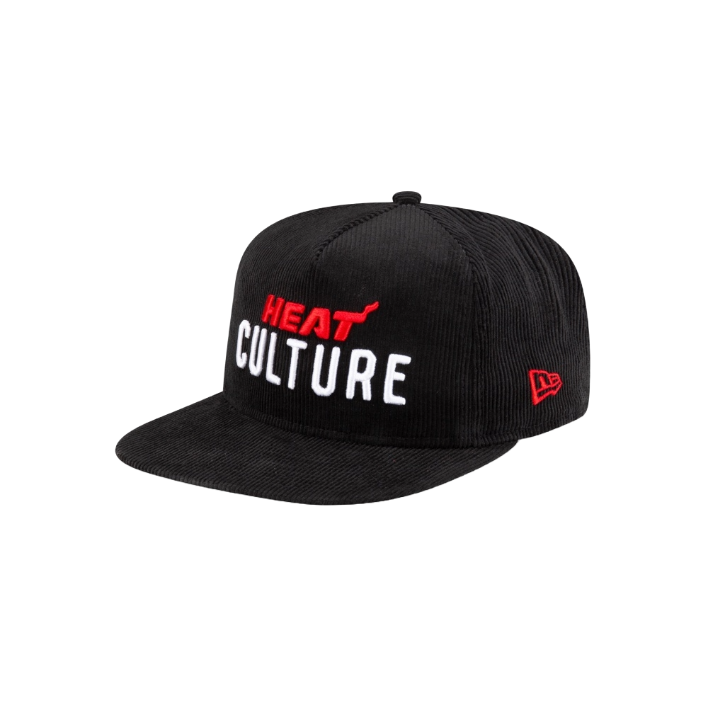 Court Culture HEAT Culture Black Corduroy Golfer Unisex Caps Court Culture   