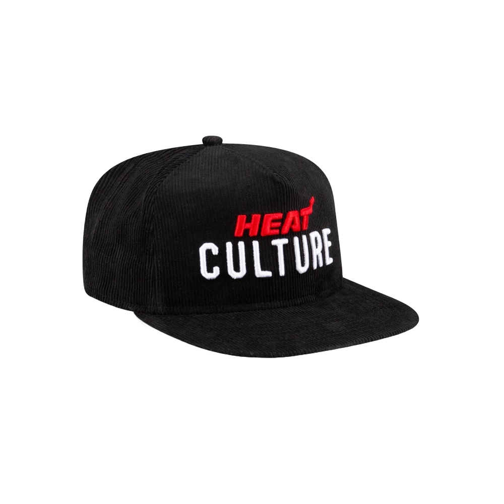 Court Culture HEAT Culture Black Corduroy Golfer Unisex Caps Court Culture   