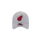 New Era Miami HEAT Grey Flex Fit Hat - 1