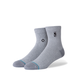 Stance NBA Logoman Grey Quarter Socks - 1