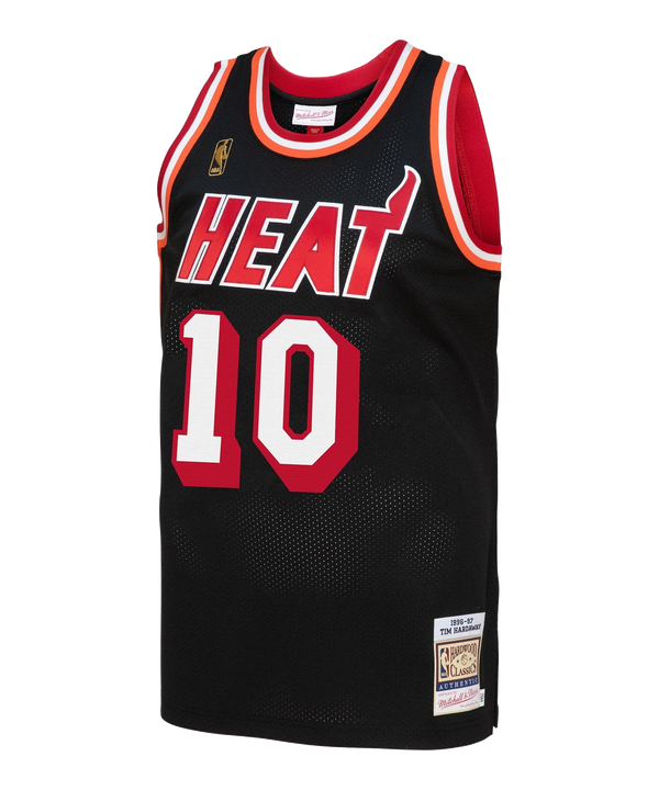 Tim Hardaway Mitchell and Ness Miami HEAT Authentic Jersey Men's Jersey Mitchell & Ness   