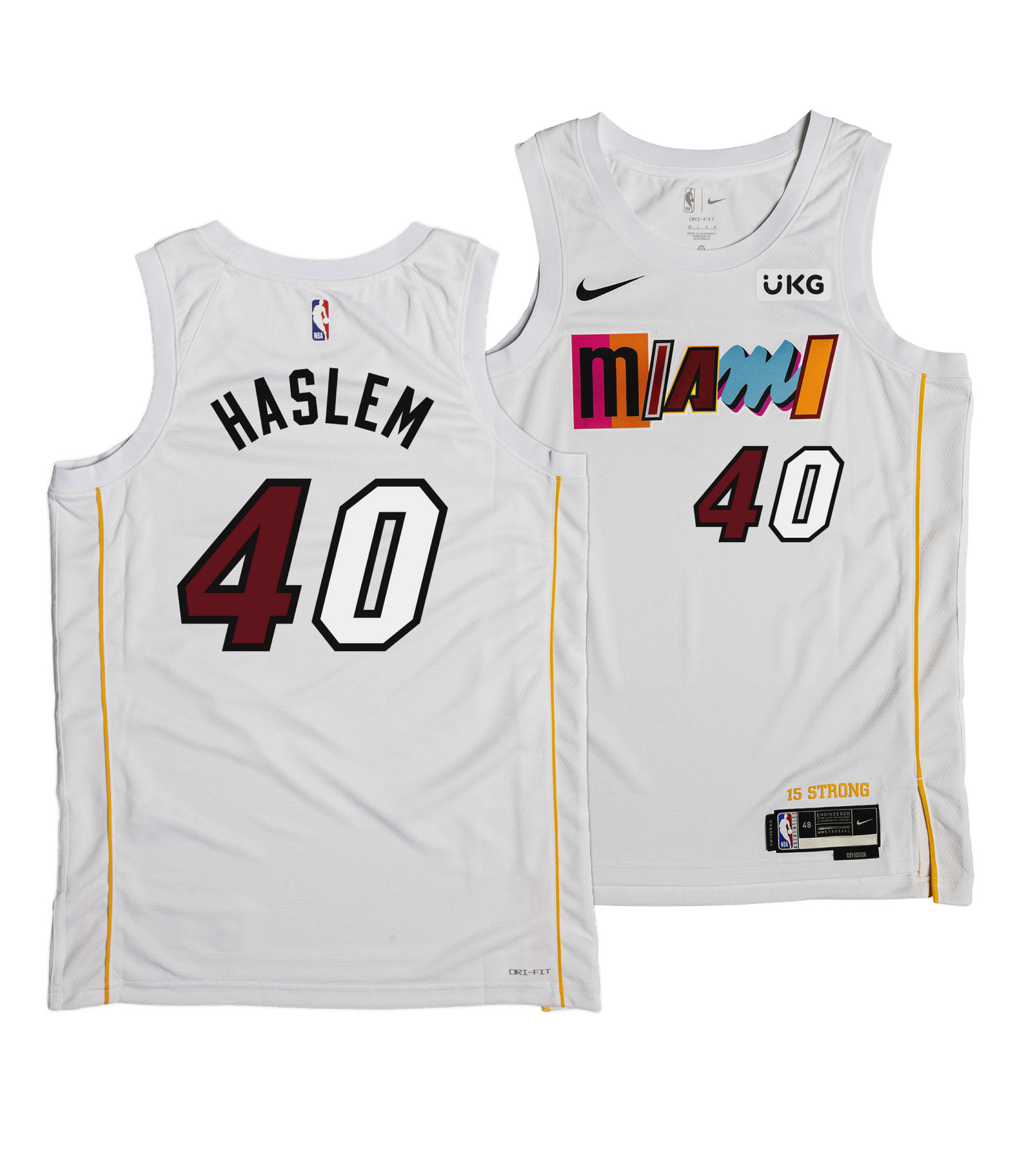 Udonis Haslem Nike Miami Mashup Vol. 2 Youth Swingman Jersey - Player's Choice KIDS JERSEY OUTERSTUFF   