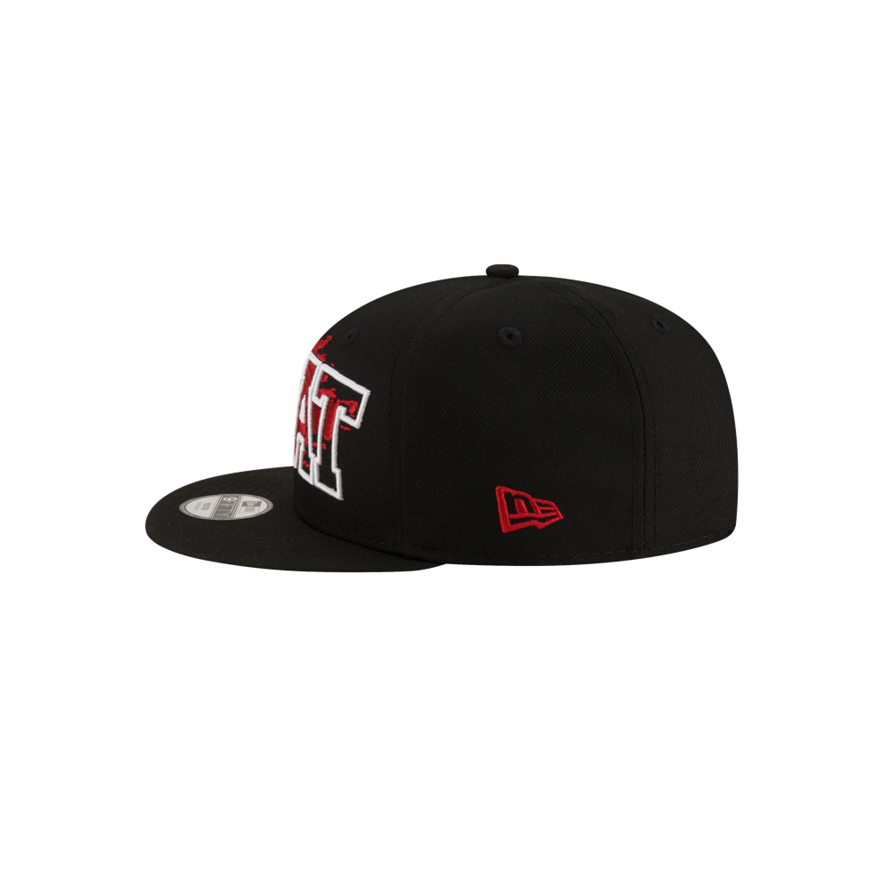 New Era Miami HEAT Black Splatter Youth Snapback Youth Hat New Era   