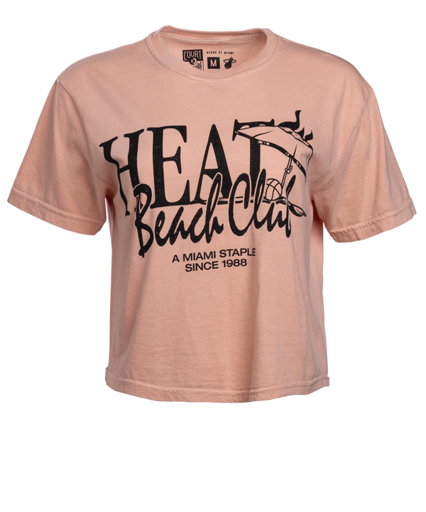 Court Culture HEAT Beach Club Women's Crop WOMENS TEES COURT CULTURE   