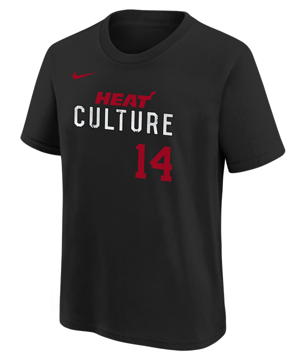 Tyler Herro Nike HEAT Culture Name & Number Youth Tee Youth Tee Nike   