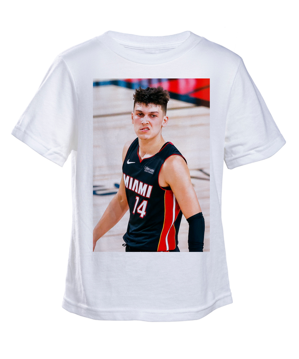 Court Culture Tyler Herro Snarl Kids White Tee Kids Tee Court Culture   