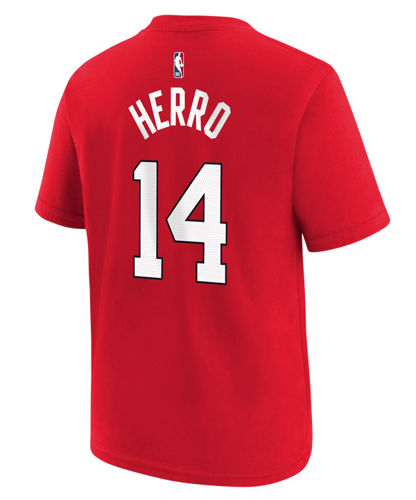 Tyler Herro Nike HEAT Culture: Blood Red Name & Number Youth Tee Youth Tee Nike