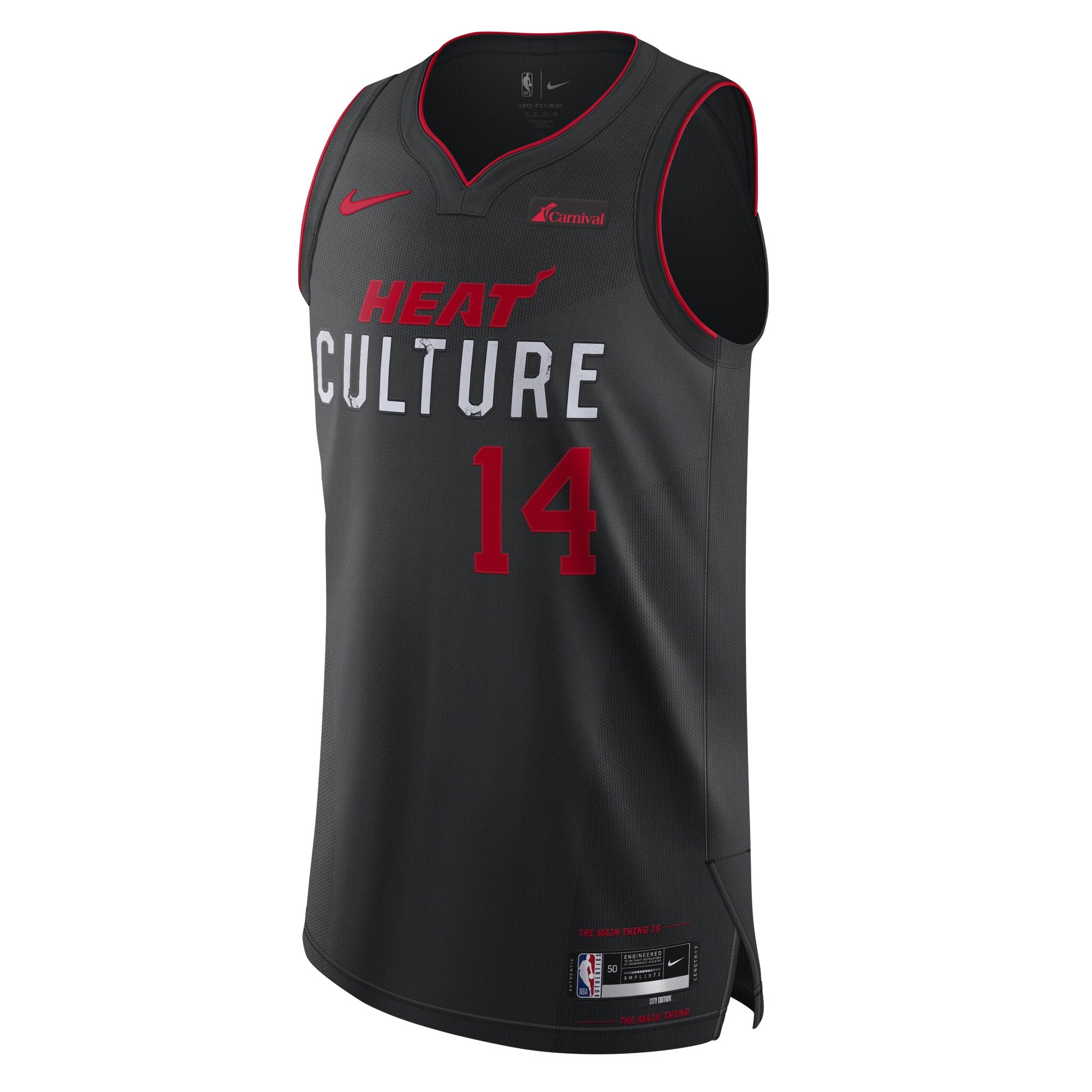 Tyler Herro Nike HEAT Culture Authentic Jersey Men's Jersey Nike   