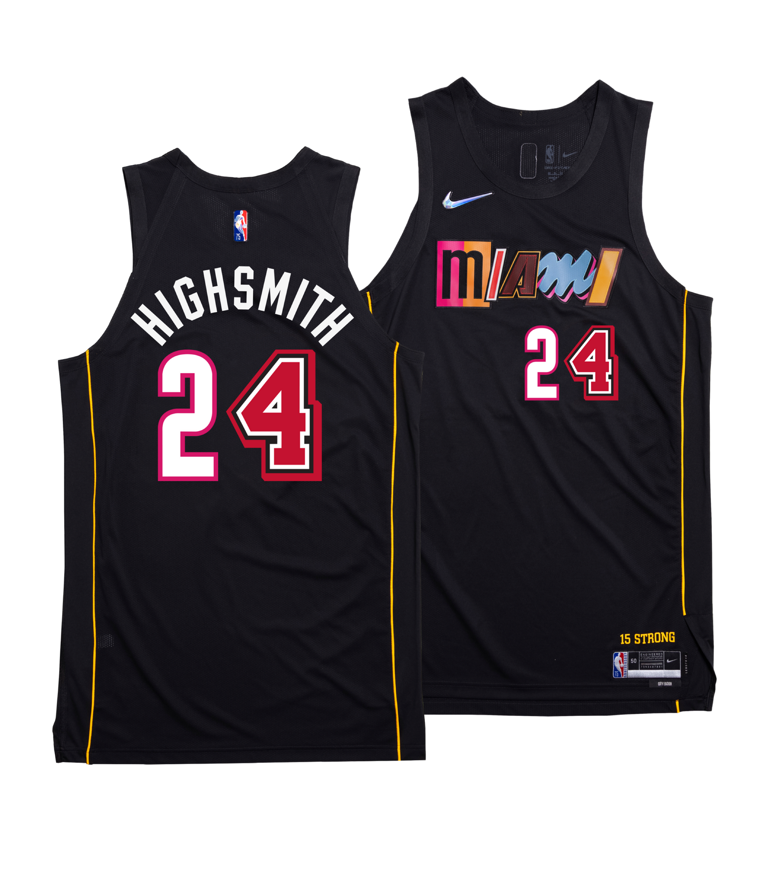 Haywood Highsmith Nike Miami HEAT Mashup Swingman Jersey - Player's Choice Men's Jersey Nike   