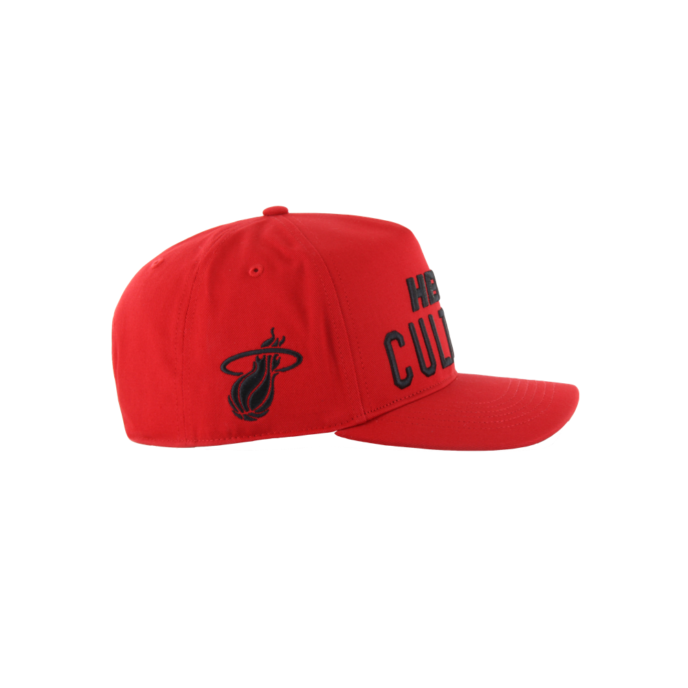 '47 Brand HEAT Culture: Blood Red Wordmark Snapback Unisex Caps '47 Brand   