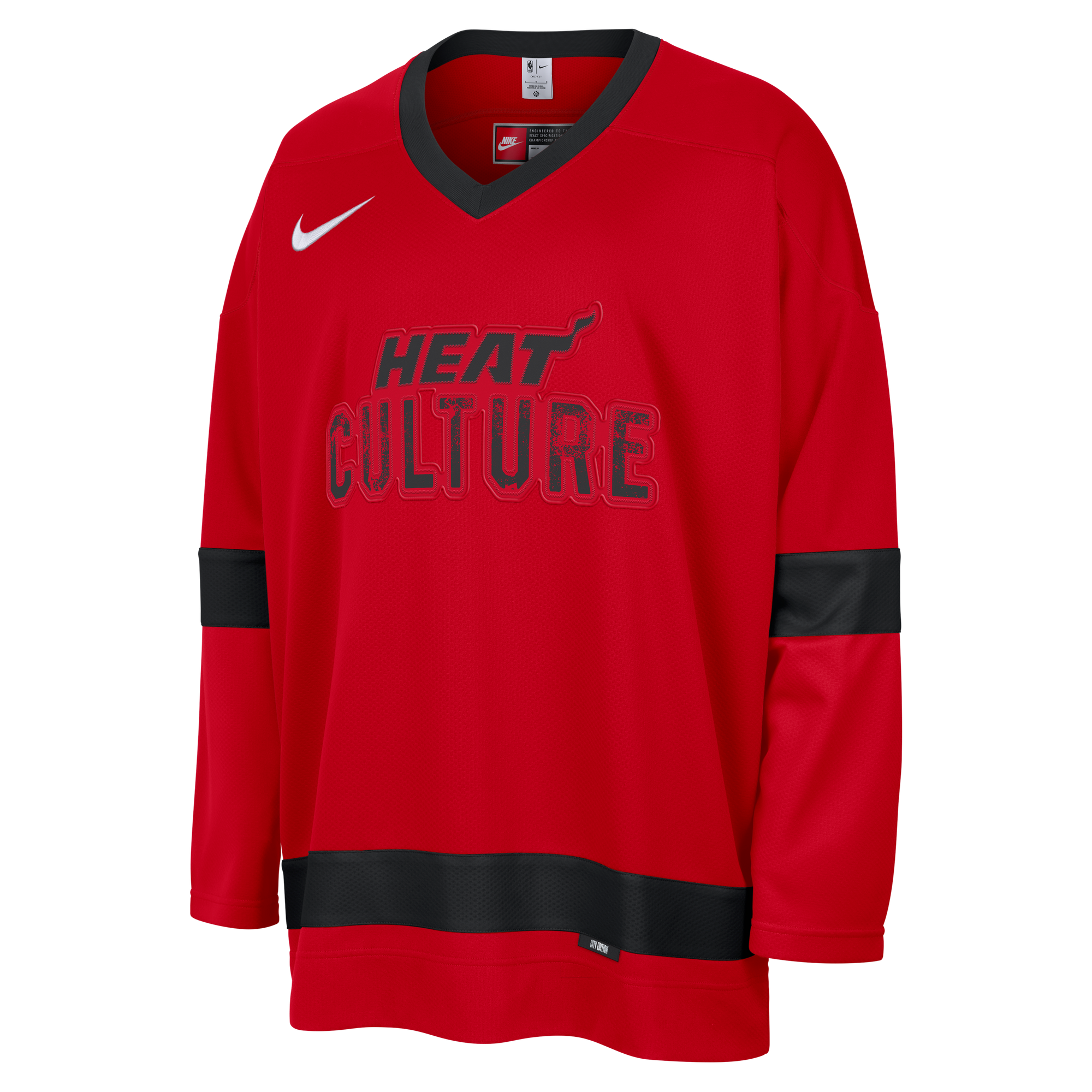 Nike HEAT Culture: Blood Red Hockey Jersey Unisex Jersey Nike   