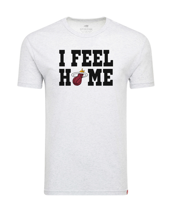 Sportiqe Miami HEAT I Feel Home Tee Unisex Tee Sportiqe   