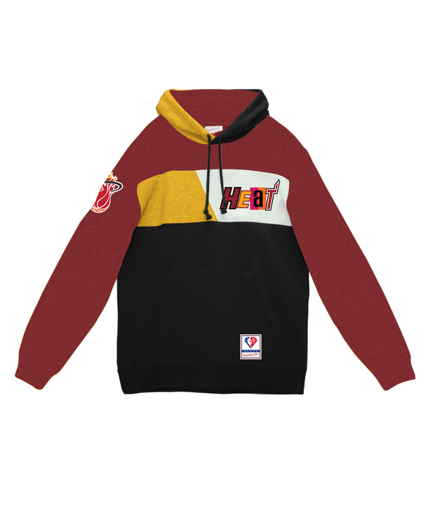 Mitchell and Ness Miami HEAT Mashup Hoodie Men's Hoodie Mitchell & Ness   