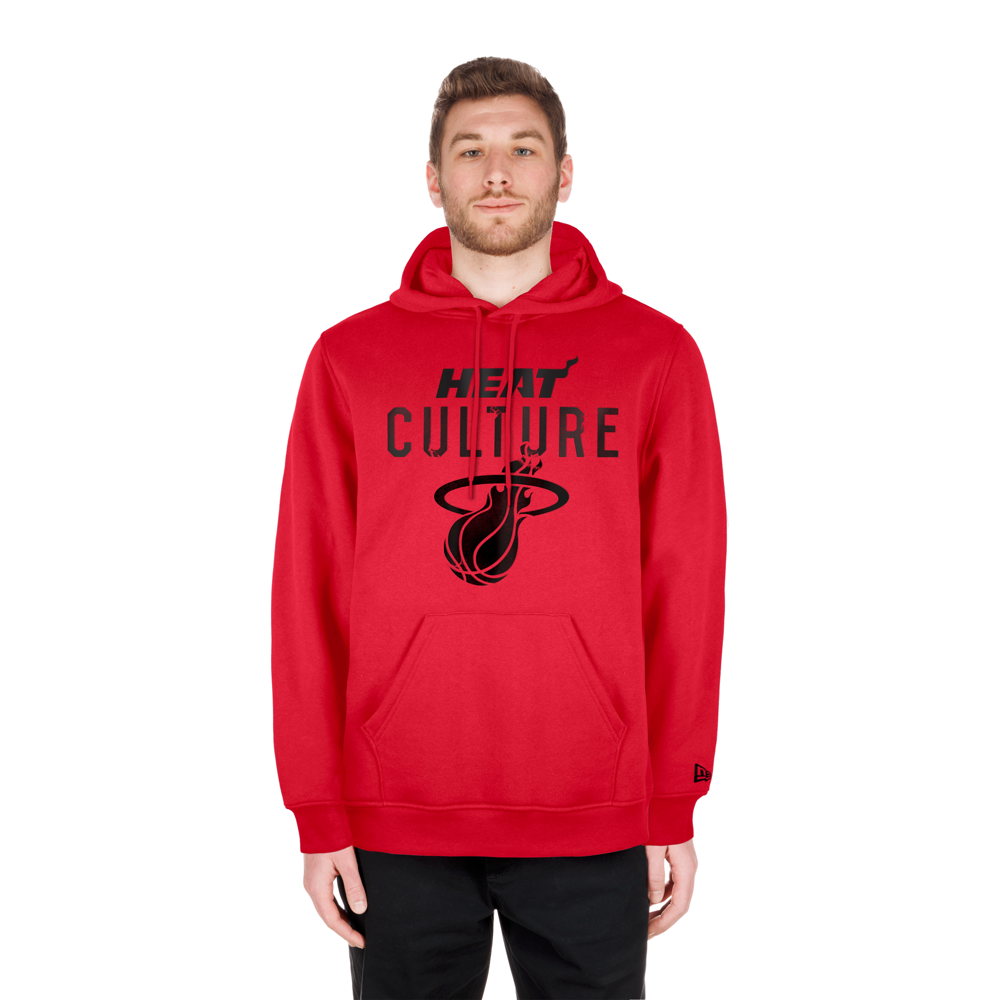 New Era HEAT Culture: Blood Red Wordmark Hoodie Men's Hoodie New Era   