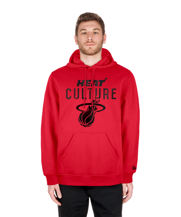 New Era HEAT Culture: Blood Red Wordmark Hoodie Men's Hoodie New Era   